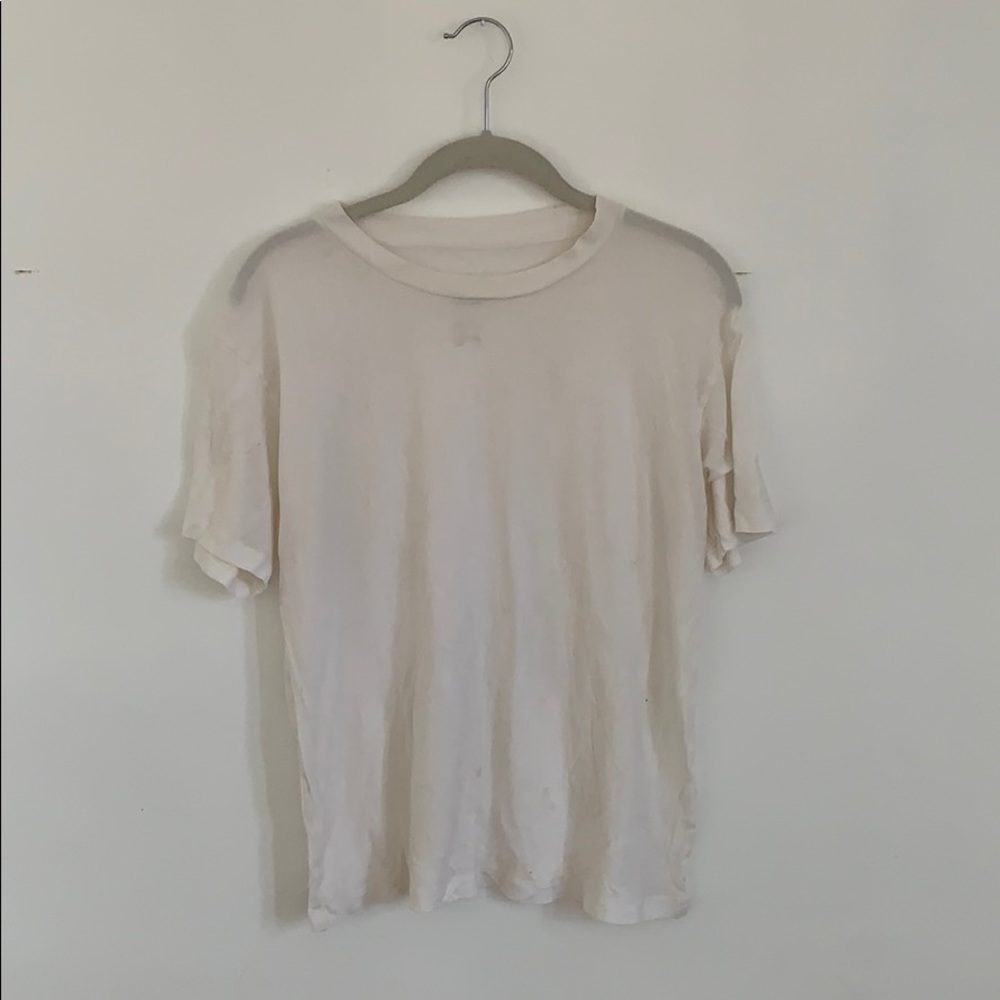 Girlfriend Collective white t-shirt